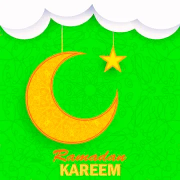 Ramadan Greetings Background. Stock Illustration