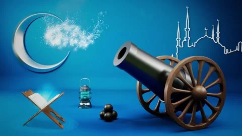 Ramadan greetings eid mubarak 4k Stock Footage 307907027