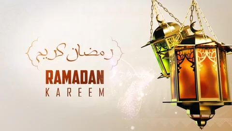 Ramadan greetings eid mubarak 4k Stock Footage 307907120