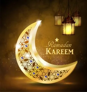 Ramadan greetings vector Stock Illustration