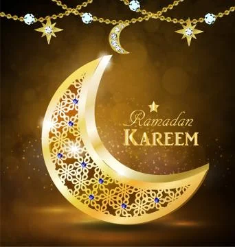 Ramadan greetings vector Stock Illustration