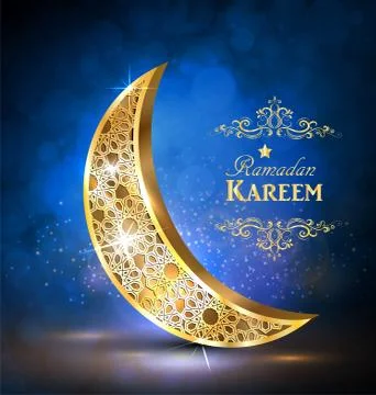 Ramadan greetings vector Stock Illustration