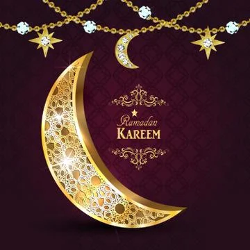 Ramadan greetings vector Stock Illustration