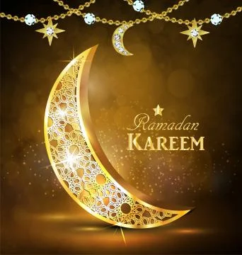 Ramadan greetings vector Stock Illustration