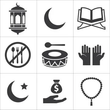Ramadan icon Stock Illustration