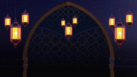 Ramadan Islamic Background Loop Stock Footage 346404587