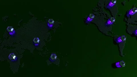 Ramadan Islamic Blue Background Loop Stock Footage 346405663