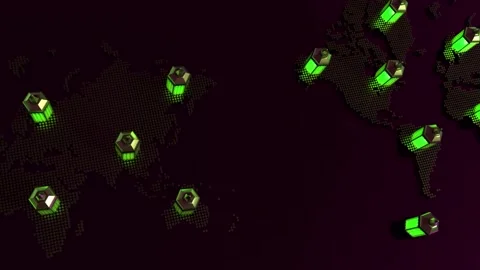 Ramadan Islamic Green Background Loop Stock Footage 346405942
