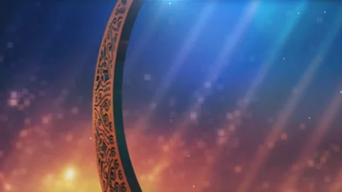 Ramadan kareem 3d animation background Stock Footage 88244086
