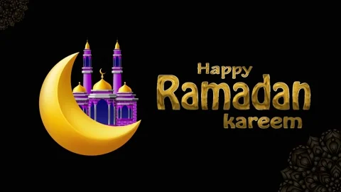 Ramadan kareem animation Stock Footage 235195794