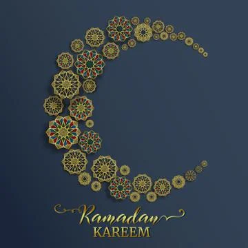 Ramadan Kareem arabic Stock Illustration