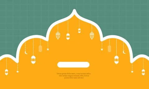 Ramadan kareem background banner vector Illustrazione stock