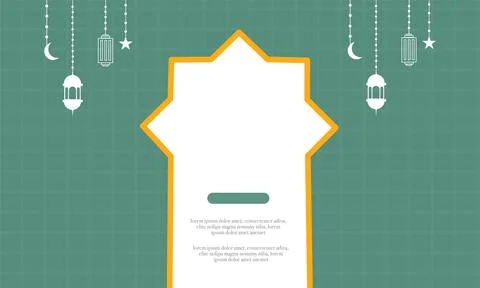 Ramadan kareem background banner vector Illustrazione stock