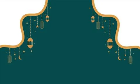 Ramadan kareem background banner vector set with luxury ornament ramadan ei.. Illustrazione stock