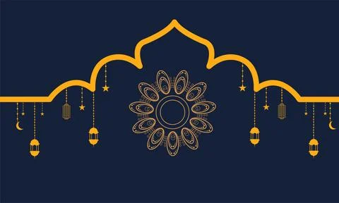 Ramadan kareem background banner vector Stock Illustration