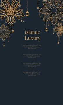 Ramadan kareem background banner vector set with luxury ornament ramadan ei.. Illustrazione stock