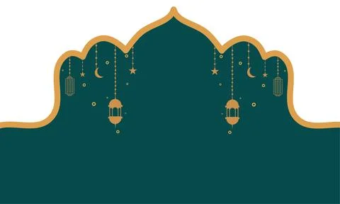 Ramadan kareem background banner vector set with luxury ornament ramadan ei.. Stock-Illustration