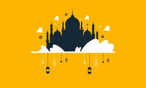 Ramadan kareem background banner vector 스톡 일러스트
