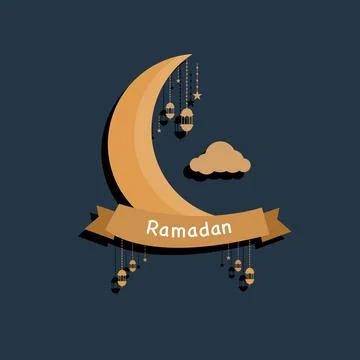 Ramadan kareem background banner vector set with luxury ornament ramadan ei.. Stock-Illustration