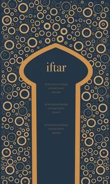 Ramadan kareem background banner vector set with luxury ornament ramadan ei.. Stock Illustration