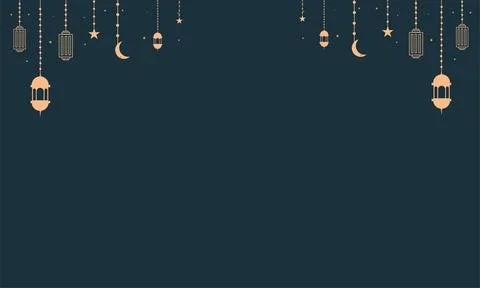 Ramadan kareem background banner vector set with luxury ornament ramadan ei.. Stock-Illustration