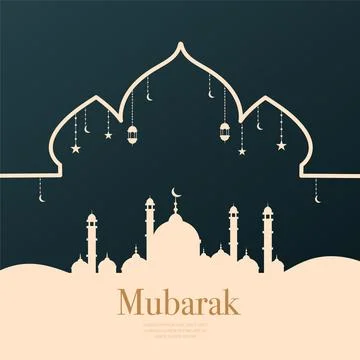 Ramadan kareem background banner vector set with luxury ornament ramadan ei.. Stock-Illustration