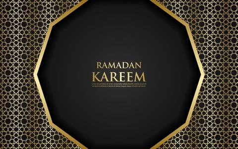 Ramadan Kareem Background Design. Abstract vector illustration for greeting.. Stock Illustration