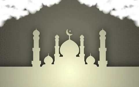 Ramadan Kareem Background Design. Abstract vector illustration for greeting.. Stock Illustration