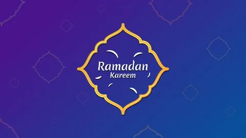 Ramadan kareem background design Stock Illustration