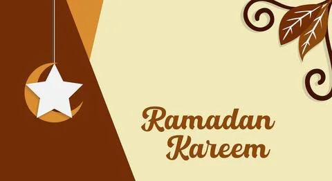 Ramadan Kareem background. Design template for promotion, islamic celebration Stock Illustration