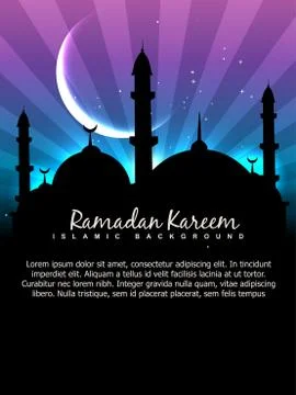 Ramadan kareem background Stock Illustration