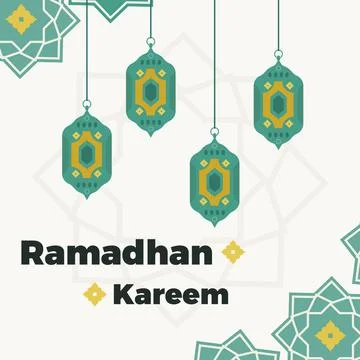 Ramadan kareem background theme Stock Illustration