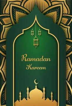 Ramadan Kareem Background Vector Illustration Stock Illustration