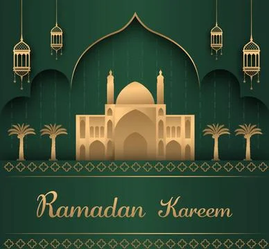 Ramadan Kareem Background Vector Illustration Stock Illustration