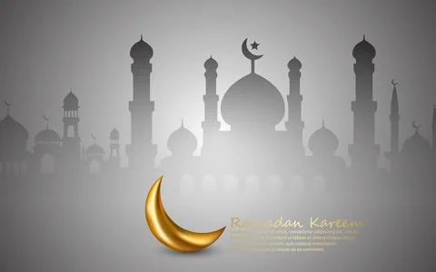 Ramadan Kareem background. Vector illustration. Stock Illustration