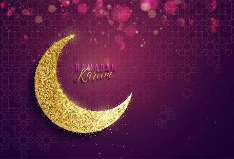 Ramadan kareem banner background Stock Illustration