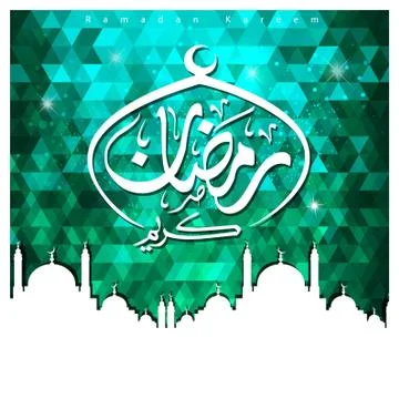 Ramadan Kareem creative design vector イラスト素材