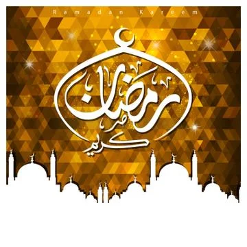Ramadan Kareem creative design vector イラスト素材