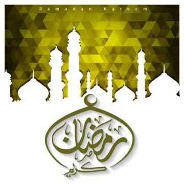 Ramadan Kareem creative design vector Stock Illustration