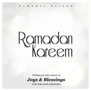 Ramadan Kareem creative design vector Stock Illustration