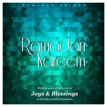 Ramadan Kareem creative design vector Stock Illustration