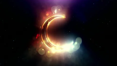 Ramadan Kareem Cresent Stock Footage 172487130