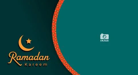 Ramadan Kareem design background. Template for sales promotions at Muslim e.. Stock Illustration