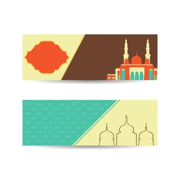 Ramadan Kareem Design Background. Vector illustration for greeting cards, pos Stock Illustration