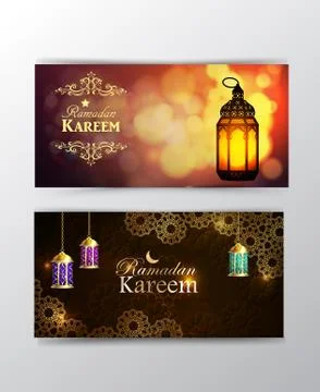 Ramadan Kareem, greeting background, eps 10 Stock Illustration