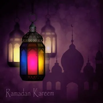 Ramadan Kareem, greeting background Stock Illustration