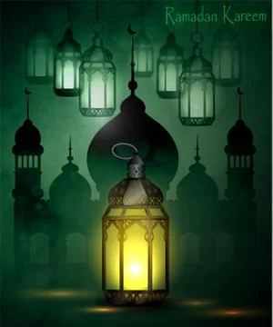 Ramadan Kareem, greeting background Illustrazione stock
