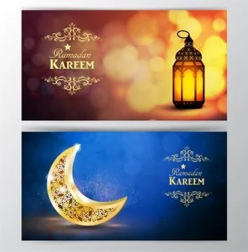 Ramadan Kareem, greeting background Stock Illustration