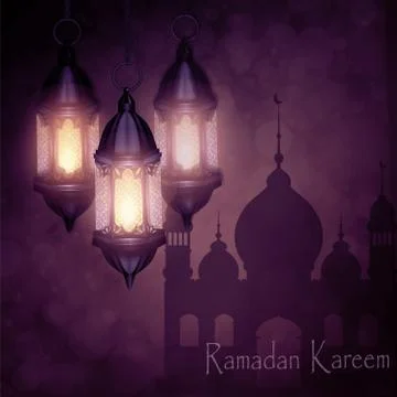 Ramadan Kareem, greeting background Stock Illustration