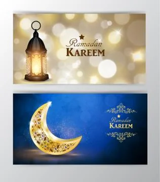 Ramadan Kareem, greeting background Stock Illustration